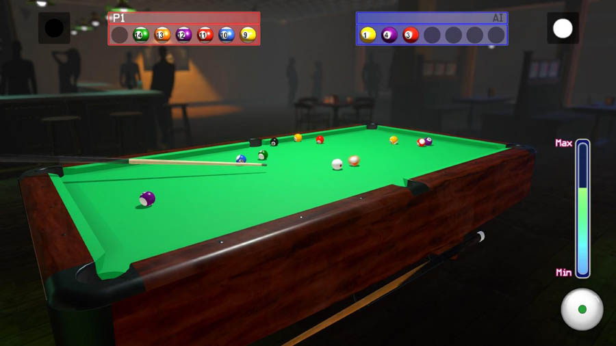 in game Picture of 8-Ball Pocket, One of best billiard games for Xbox.