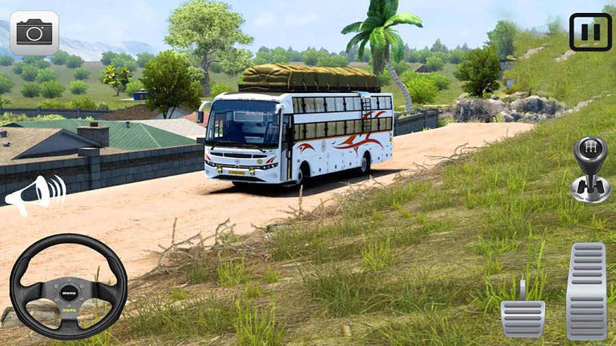 in game Picture of Euro Bus Simulator, One of best bus simulator games for iOS.