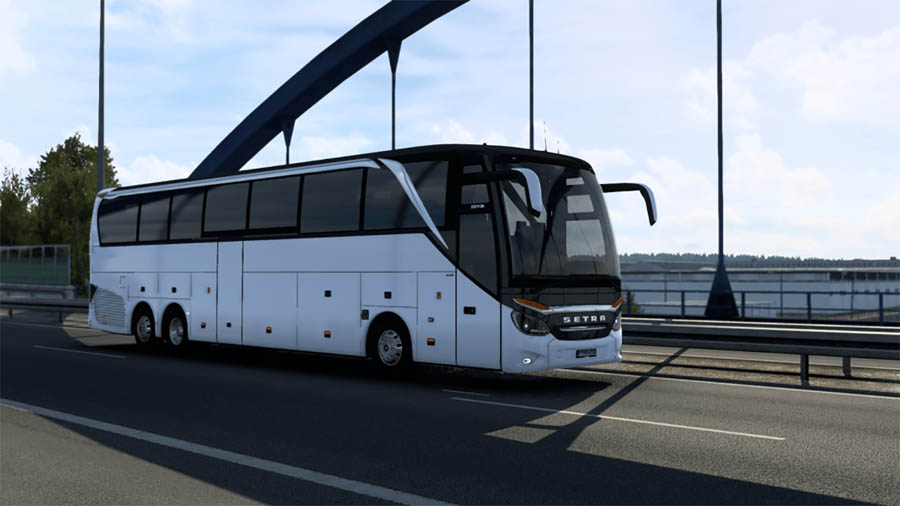 in game Picture of Euro Truck Simulator 2: Bus Mod, One of best bus simulator games for pc.