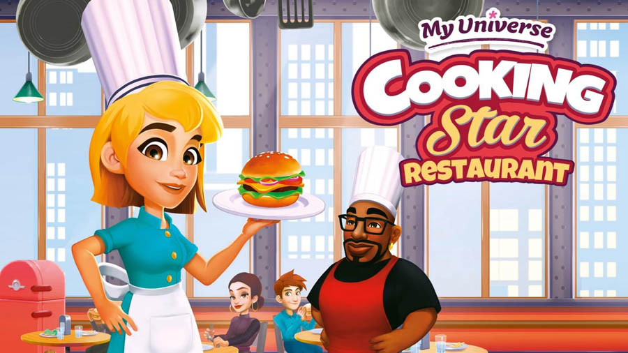 The Official Picture of Cooking Star Restaurant with its characters, One of best cooking games for ps4.