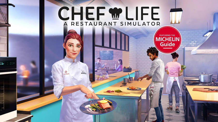 The Official Picture of Chef Life: A Restaurant Simulator with its characters, One of best cooking games for ps4.