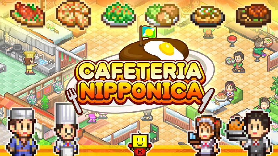 The Official Picture of Cafeteria Nipponica with its characters, One of best cooking games for ps5.