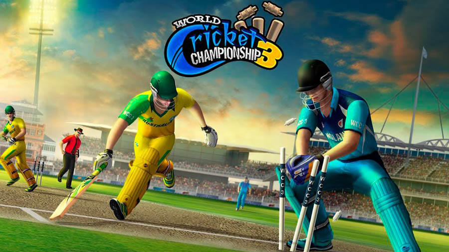 An official picture of World Cricket Championship 3, one of the best cricket games for android.