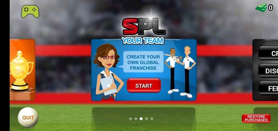 An official wallpaper of Stick Cricket Premier League, one of the best cricket games for android.