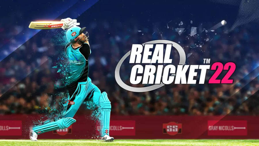 An official picture of Real Cricket 22, one of the best cricket games for android.