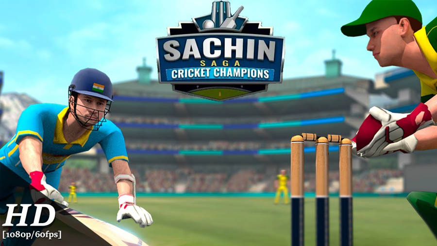 A picture of Sachin Saga Cricket Champions, one of the best cricket games for android.