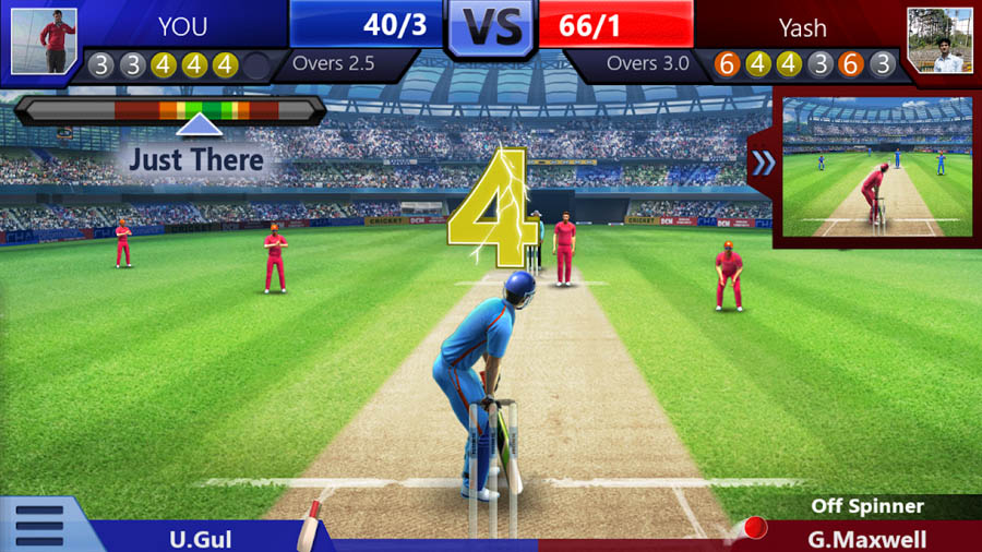 A wallpaper of Smash Cricket, one of the best cricket games for android.