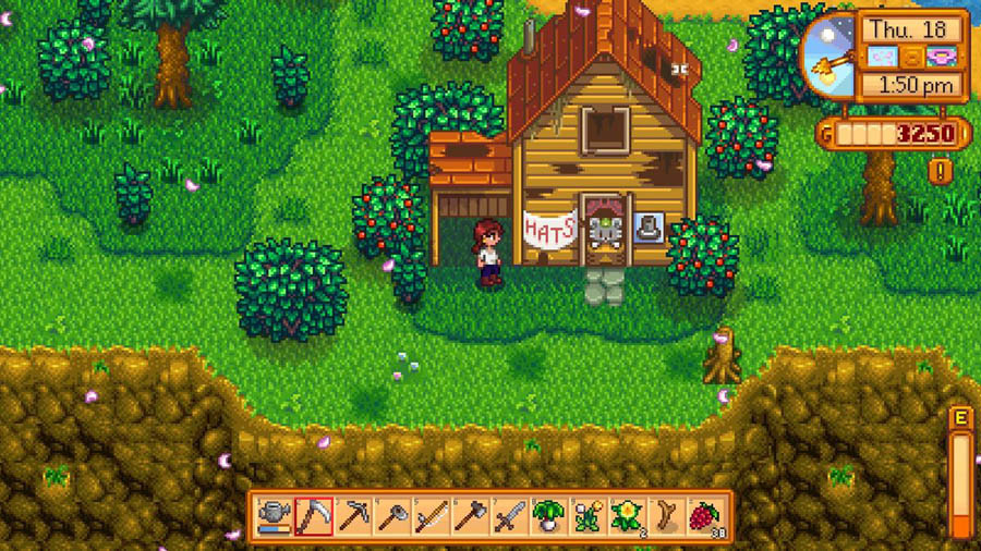 A picture of Stardew Valley, one of the best farming games for android.