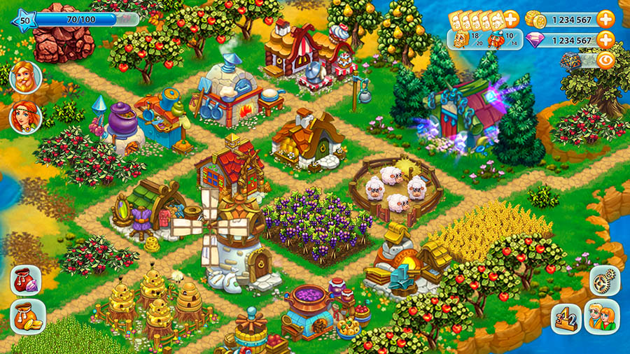 An official photo of Harvest Land.