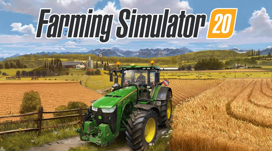 A main picture of Farming Simulator 20, one of the best farming games for android.