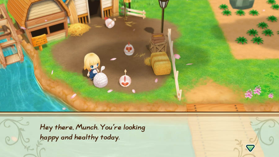 A wallpaper of Story of Seasons: Friends of Mineral Town.