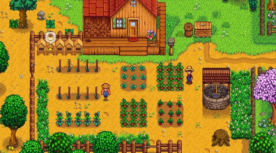 A picture of Stardew Valley, one of the best farming games for ps4.