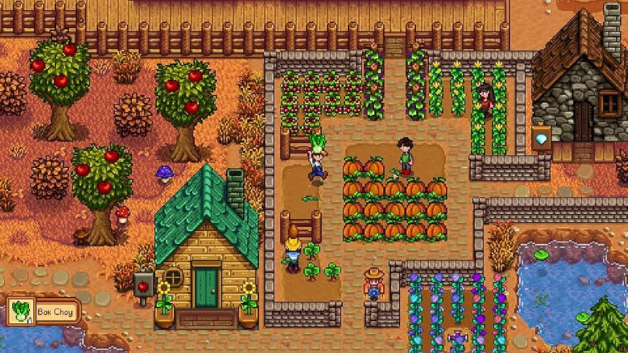 A picture of Stardew Valley, one of the best farming games for switch.