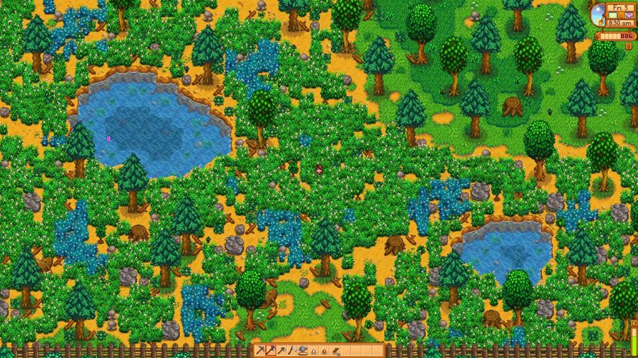 A picture of Stardew Valley, one of the best farming games for xbox.