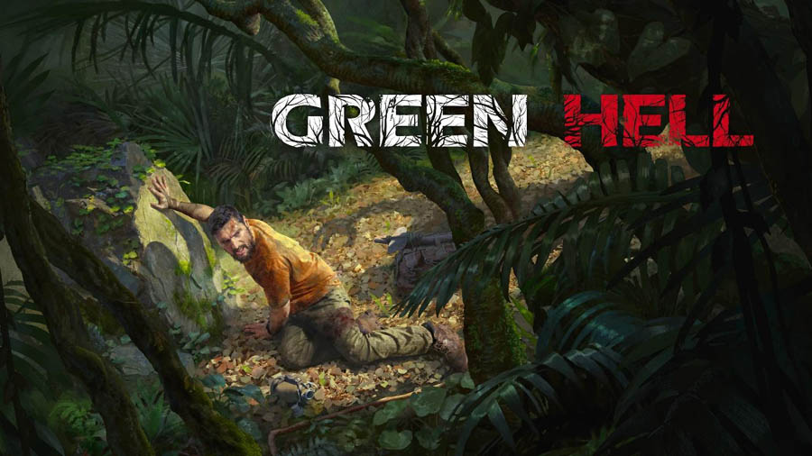 The Official Picture of Green Hell with its character, One of best forest survival games for chromebook.