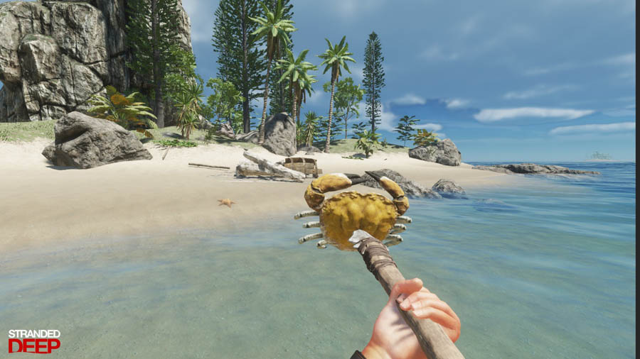 A picture of Stranded Deep, one of the best forest survival games for Mac.