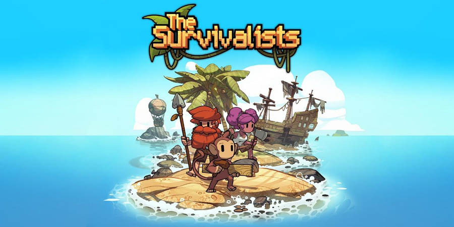 The Official Picture of The Survivalists with its characters, One of best forest survival games for switch.