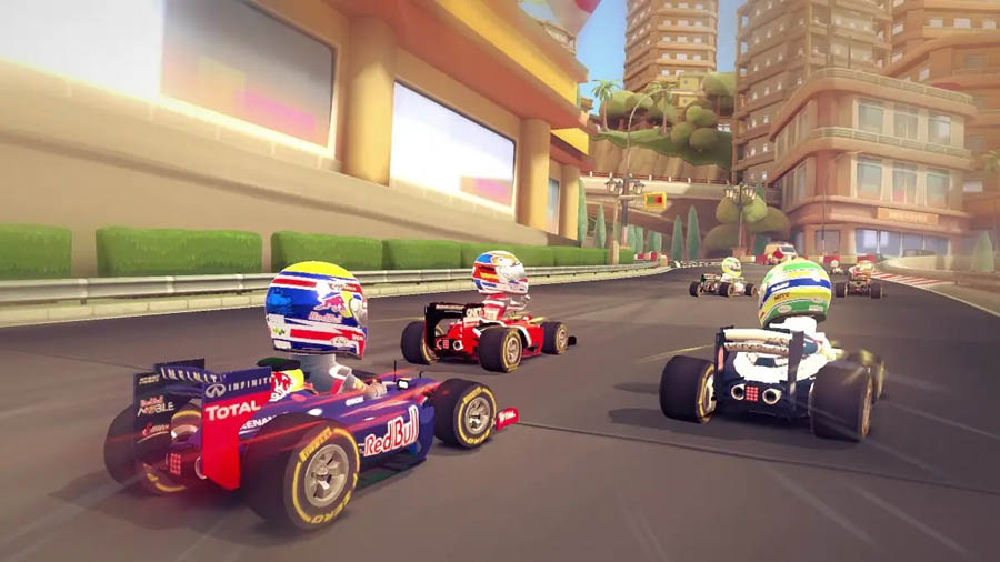 A picture of F1 Race Stars, one of the best formula 1 games for ps4.