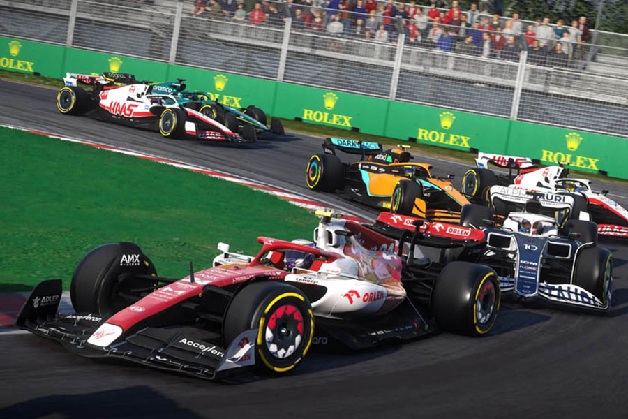 An official photo of F1 Grand Prix, one of the best formula 1 games for ps5.