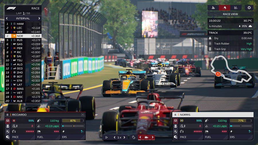 An official picture of F1 2022, one of the best Formula 1 games for xbox.