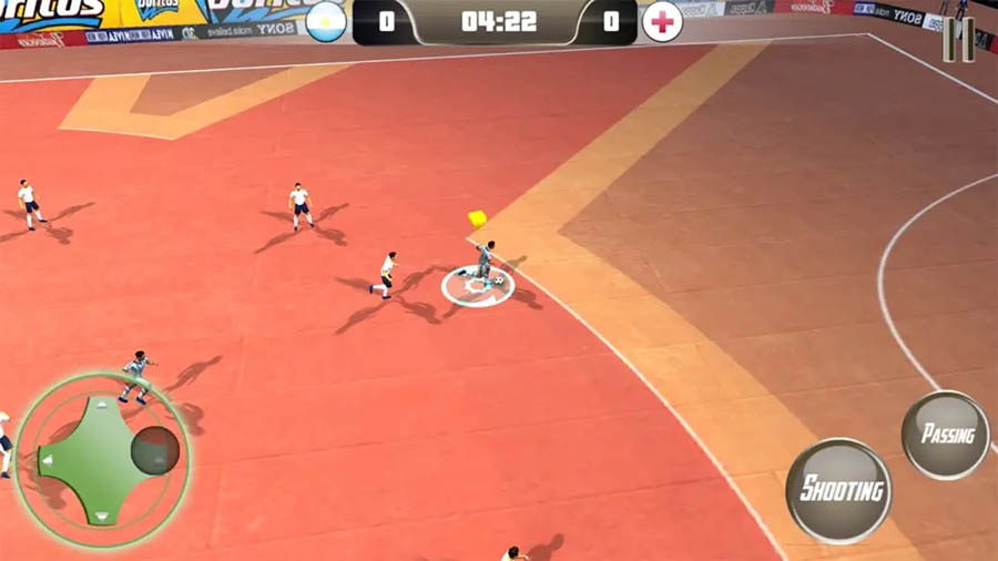 in game Picture of Futsal Football 2, One of best futsal games for android.