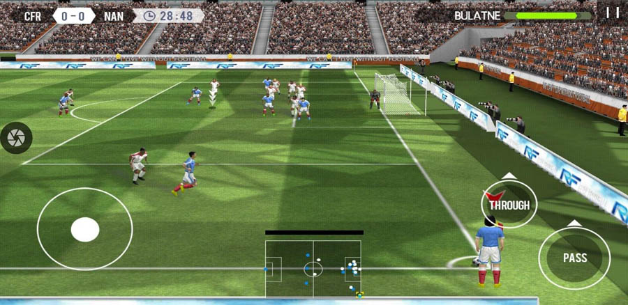 in game Picture of Real Football, One of best futsal games for android.