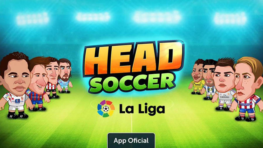 The Official Picture of LALIGA Head Football 23 - Game with its characters, One of futsal games for ios.