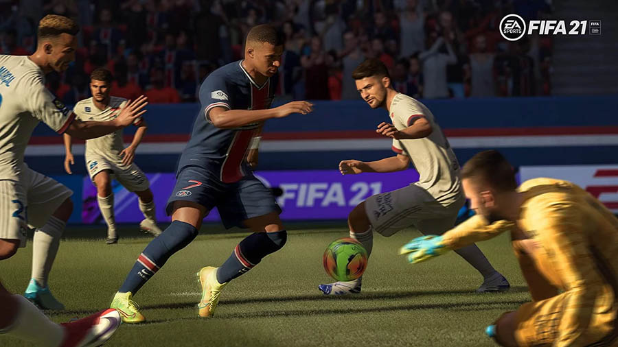 in game Picture of FIFA 21, One of best futsal games for ps4.