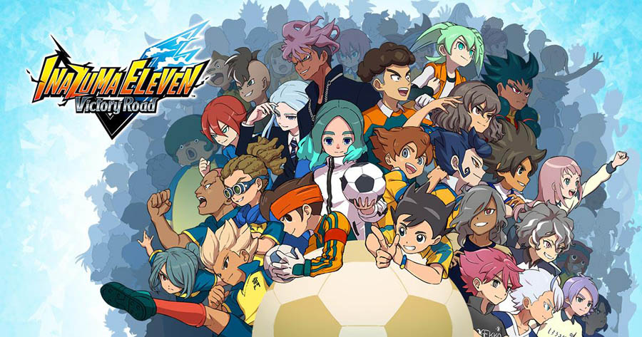 The Official Picture of Inazuma Eleven with its characters, One of best futsal games for ps4.