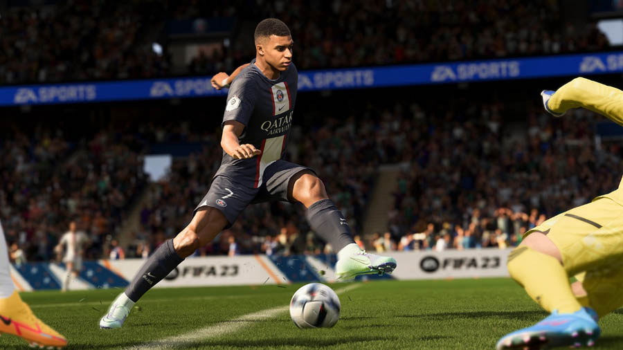 A picture of FIFA 23, one of the best futsal games for steam.