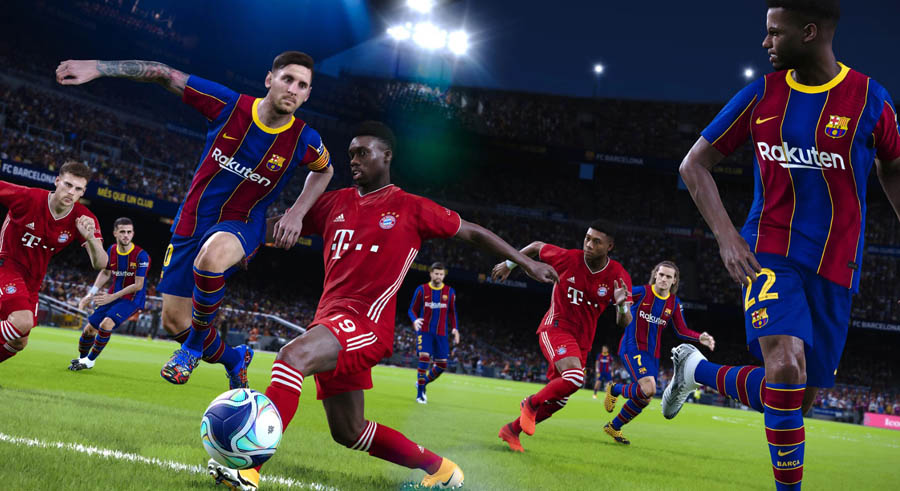 An official picture of Pro Evolution Soccer 2021 Lite.