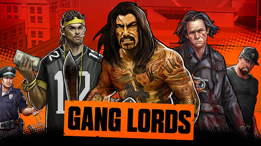 The Official Picture of Gang Lords with its characters, One of best gangster games for ios.