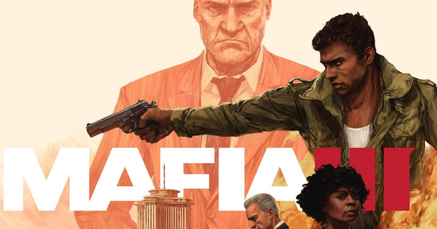 The Official Picture of Mafia III with its characters, One of best gangster games for steam.