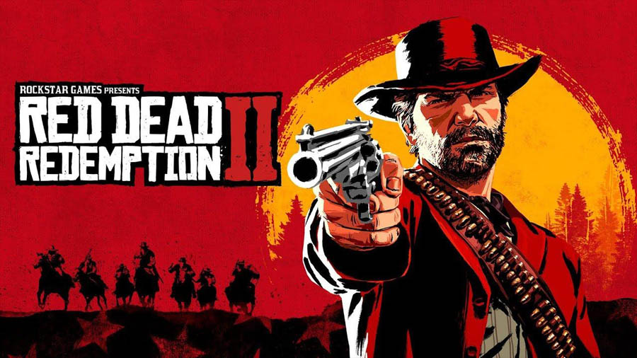 The Official Picture of Red Dead Redemption 2 with Arthur Morgan, One of best gangster games for ps5.