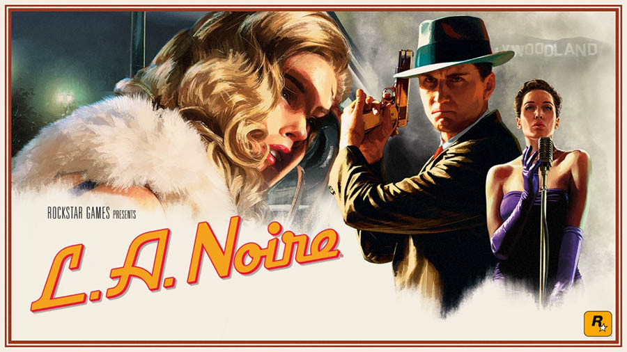 The Official Picture of L.A. Noire with its characters, One of best gangster games for ps5.