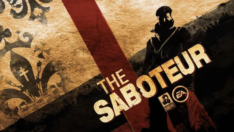 The Official Picture of The Saboteur with its character, One of best gangster games for steam.