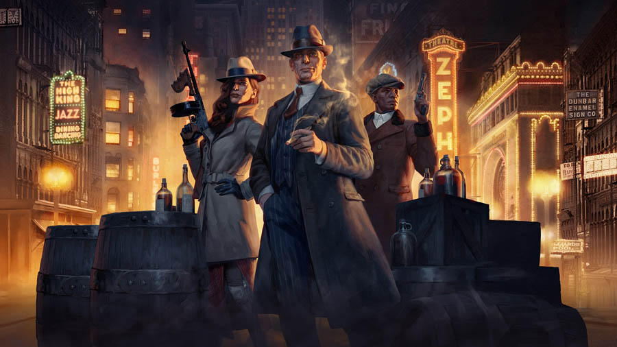 The Official Picture of Empire of Sin with its characters, One of best gangster games for steam.