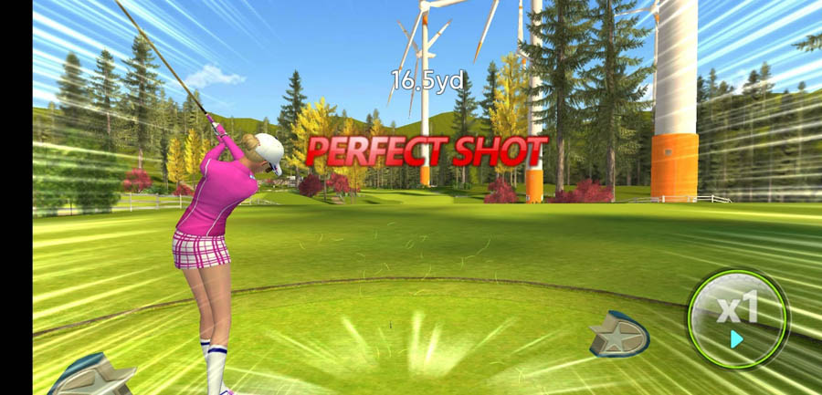 An official wallpaper of Golf Star, one of the best golf games for android.