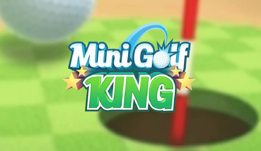 The main cover of Mini Golf King, one of the best golf games for android.