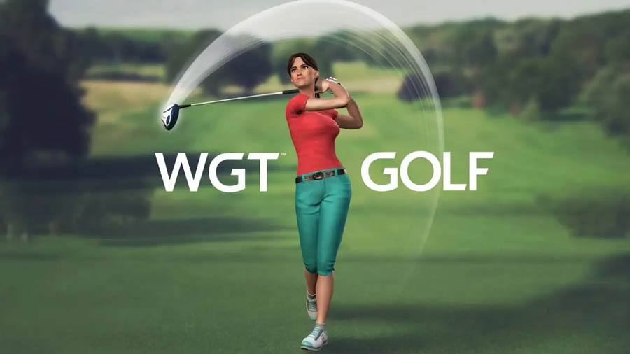 The Official Picture of WGT Golf with its character, One of best golf games for steam.