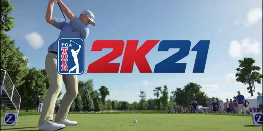 The Official Picture of PGA Tour 2K21, One of best golf games for switch.