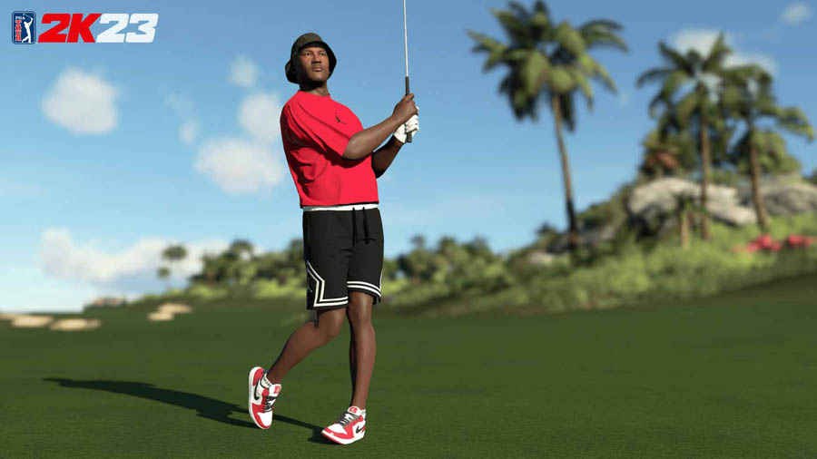 A wallpaper of PGA Tour 2K23, one of the best golf games for xbox.