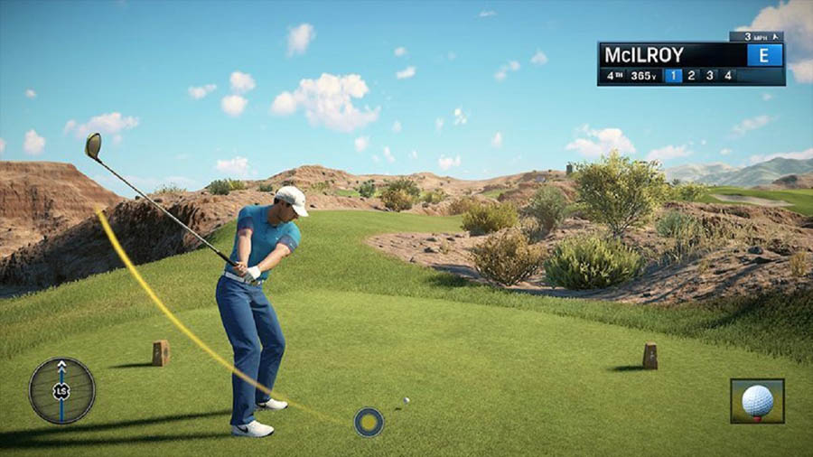 An official wallpaper of Rory McIlroy PGA Tour, one of the best golf games for xbox.