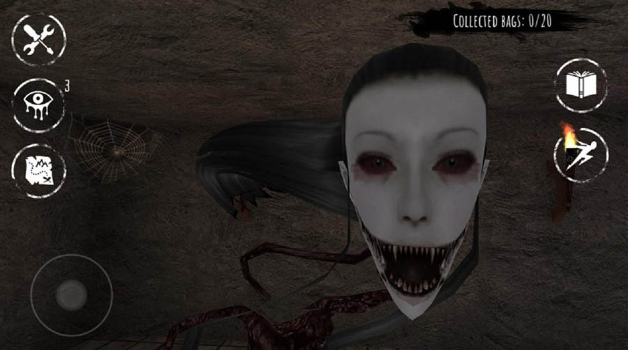 A wallpaper of Eyes: The Horror Game, one of the best horror games for android.