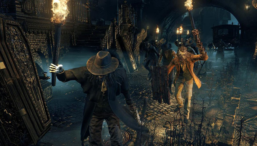 A picture of Bloodborne, one of the best horror games for ps4.