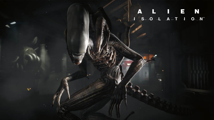 An official wallpaper of Alien: Isolation, one of the best horror games for ps5.