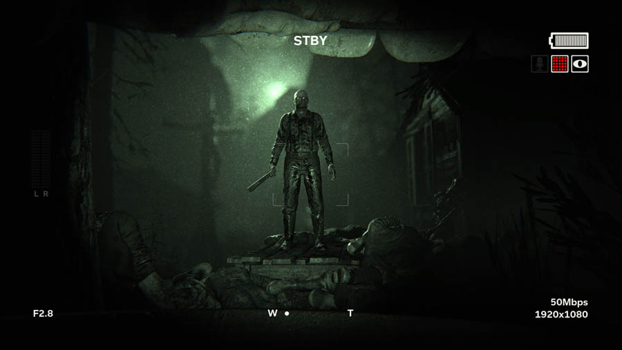 An official photo of Outlast 2, one of the best horror games for xbox.