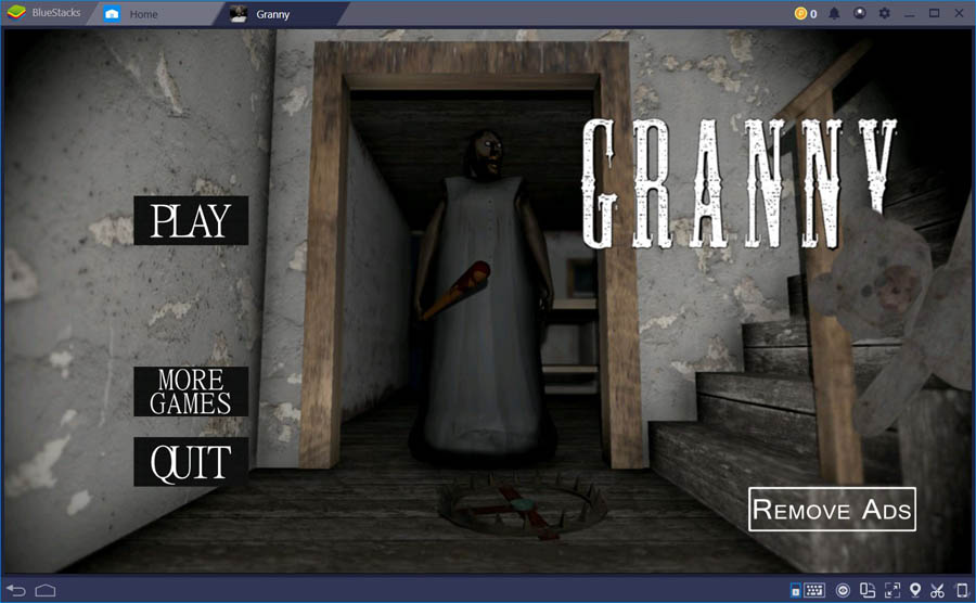 An official wallpaper of Granny, one of the best horror games on chromebook.