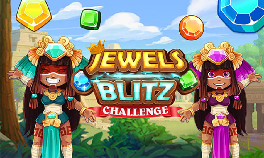 The main wallpaper of Jewel Blitz, one of the best jewel games for android.