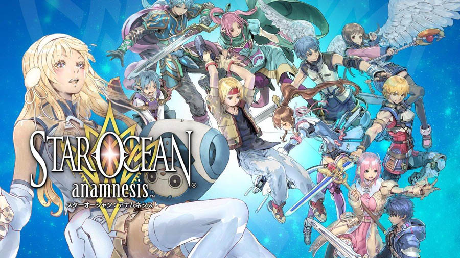 The Official Picture of Star Ocean: Anamnesis with its Characters, One of jrpg games for android.